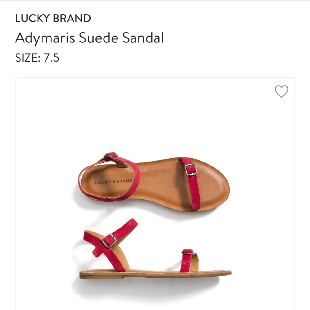 Lucky Brand Adymaris Suede Sandal